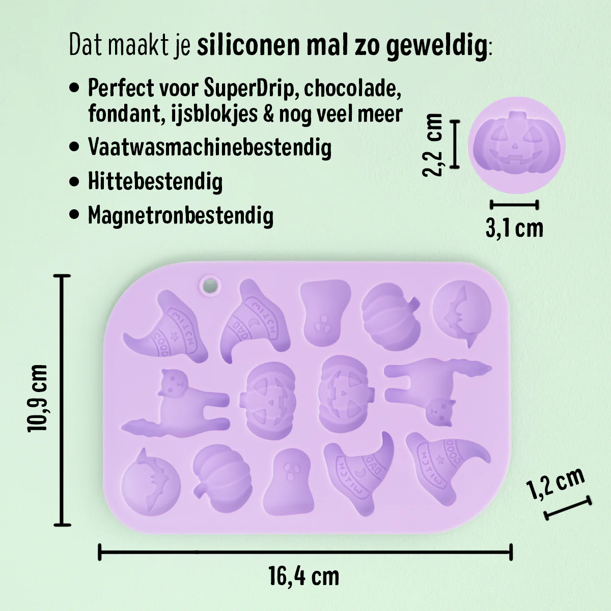 Siliconen mal Halloween - Image 3