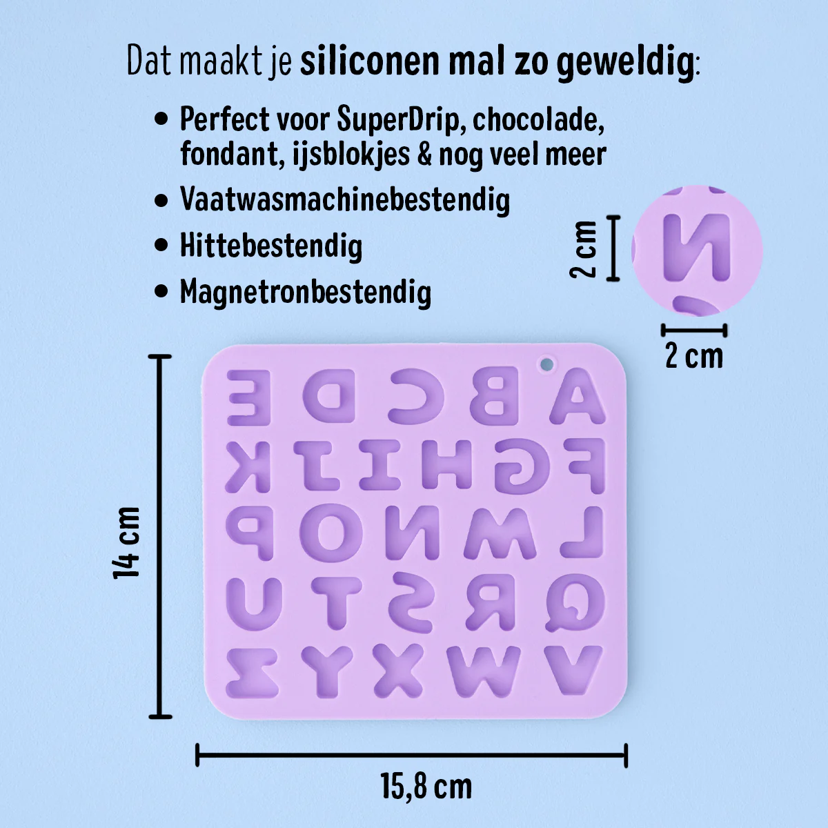 Siliconen mal letter - Image 4